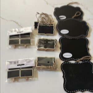 Chalkboard Tags with Jute String
